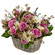 floral arrangement in a basket. Ethiopia